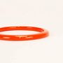 Bracelets - Tu Vi quarter round bracelet in Wood Green lacquer size M - L INDOCHINEUR X RIVÊT