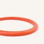 Bracelets - Tu Vi quarter round bracelet in Wood Green lacquer size M - L INDOCHINEUR X RIVÊT