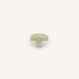 Mounting accessories - Half disc furniture knob, green natural stone, H - L INDOCHINEUR X RIVÊT