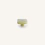 Mounting accessories - Square diamond furniture knob, black natural stone, I - L INDOCHINEUR X RIVÊT