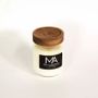 Objets de décoration - MUSC BLANC – Bougie parfumée (Petite Jarre) - MAT AMANDINE