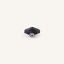 Mounting accessories - Diamond furniture knob, black marble horn, L - L INDOCHINEUR X RIVÊT
