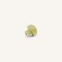 Mounting accessories - Half ball furniture knob, black marbled horn, D - L INDOCHINEUR X RIVÊT