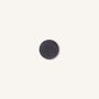 Mounting accessories - Small disc furniture knob, black natural stone, B - L INDOCHINEUR X RIVÊT