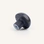 Mounting accessories - Half ball coat hook, black marbled horn, D - L INDOCHINEUR X RIVÊT