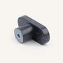 Mounting accessories - Oval coat hook, blond horn, F - L INDOCHINEUR X RIVÊT