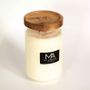 Objets de décoration - MUSC BLANC – Bougie parfumée (Grande Jarre) - MAT AMANDINE