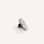 Mounting accessories - Oval furniture knob, blond horn, F - L INDOCHINEUR X RIVÊT