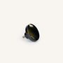 Mounting accessories - Disc furniture knob, black natural stone, A - L INDOCHINEUR X RIVÊT