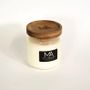 Objets de décoration - FLEURS DE COTON - Bougie parfumée (Moyenne Jarre) - MAT AMANDINE