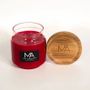 Objets de décoration - FRUITS ROUGES - Bougie parfumée (Moyenne Jarre) - MAT AMANDINE