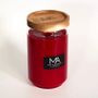 Objets de décoration - FRUITS ROUGES - Bougie parfumée (Grande Jarre) - MAT AMANDINE