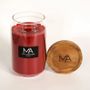 Objets de décoration - SANTAL - Bougie parfumée (Grande Jarre) - MAT AMANDINE