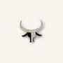 Broches - Broche Buffle corne noire et blonde - L INDOCHINEUR X RIVÊT