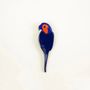 Brooches - Ara brooch in horn and two-tone lacquer - beige and khaki - L INDOCHINEUR X RIVÊT