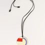 Bijoux - Pendentif en corne et laque tricolore - L INDOCHINEUR X RIVÊT