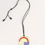 Bijoux - Pendentif en corne et laque tricolore - L INDOCHINEUR X RIVÊT