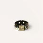 Bracelets - Bracelet articulé pièces carrées rond ajouré en corne blonde - L INDOCHINEUR X RIVÊT