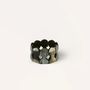 Bracelets - Bracelet articulé pièces couronne 1 en corne noire africaine - L INDOCHINEUR X RIVÊT
