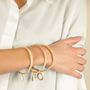 Bracelets - Set of 3 bangles with charms in hoof and tricolor lacquer size L - L INDOCHINEUR X RIVÊT
