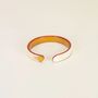 Bracelets - Bracelet in blond horn and red lacquer, size S - L INDOCHINEUR X RIVÊT
