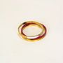 Bracelets - Set of 3 bracelets in blond horn, red lacquer and brass, size L - L INDOCHINEUR X RIVÊT