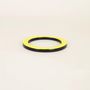 Bracelets - Bangle in black horn and yellow lacquer, size S - L INDOCHINEUR X RIVÊT