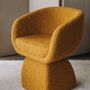 Chairs - Oscar Chair in Mustard Boucle - DUISTT