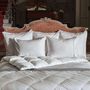Bed linens - Luxury Duvet Cover Set Riviera Collection, Pristine White - CROWN GOOSE