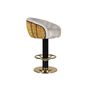 Chaises - Chaise de bar pivotante Vivien fabriquée à la main au Portugal par Ott - OTTIU