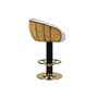 Chaises - Chaise de bar pivotante Vivien fabriquée à la main au Portugal par Ott - OTTIU