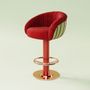 Chaises - Chaise de bar pivotante Vivien fabriquée à la main au Portugal par Ott - OTTIU