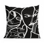 Coussins textile - Coussin décoratif Black Elongi 45 x 45 - Design by BRASS - ARTDECORIS