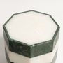 Coffee tables - Marble & Natural Stone Side Table — Gisou Bicolour - STUDIO GAÏA