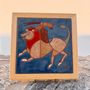 Decorative objects - Anthologist x Valsamakis Chimera Square - Light Blue Framed - ANTHOLOGIST