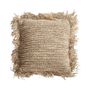 Cushions - JORDI - Removable natural raffia cushion with zip - HYDILE