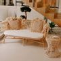 Cushions - JORDI - Removable natural raffia cushion with zip - HYDILE
