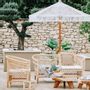 Cushions - JORDI - Removable natural raffia cushion with zip - HYDILE