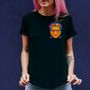 Prêt-à-porter - T-shirt noir Flores - KALIDOSKOPIO