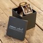 Leather goods - OMER taupe leather belt - MONSIEUR CHARLI