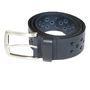 Petite maroquinerie - Ceinture en cuir OMER marine - MONSIEUR CHARLI