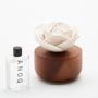 Décorations florales - Diffuseur de parfum Rose - Parfumeur en bois et porcelaine décoratif. - ANOQ