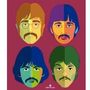 Affiches - Feuille illustrée des Beatles - KALIDOSKOPIO