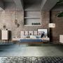 Sideboards - Gray sideboard with walnut legs - ANGEL CERDÁ