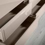Sideboards - Gray sideboard with walnut legs - ANGEL CERDÁ