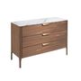 Commodes - Commode effet marbre en noyer et fibre de verre - ANGEL CERDÁ