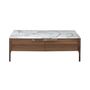 Coffee tables - Fiberglass coffee table with marble effect - ANGEL CERDÁ