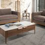 Coffee tables - Fiberglass coffee table with marble effect - ANGEL CERDÁ