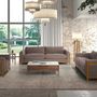 Coffee tables - Fiberglass coffee table with marble effect - ANGEL CERDÁ