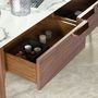 Coffee tables - Fiberglass coffee table with marble effect - ANGEL CERDÁ